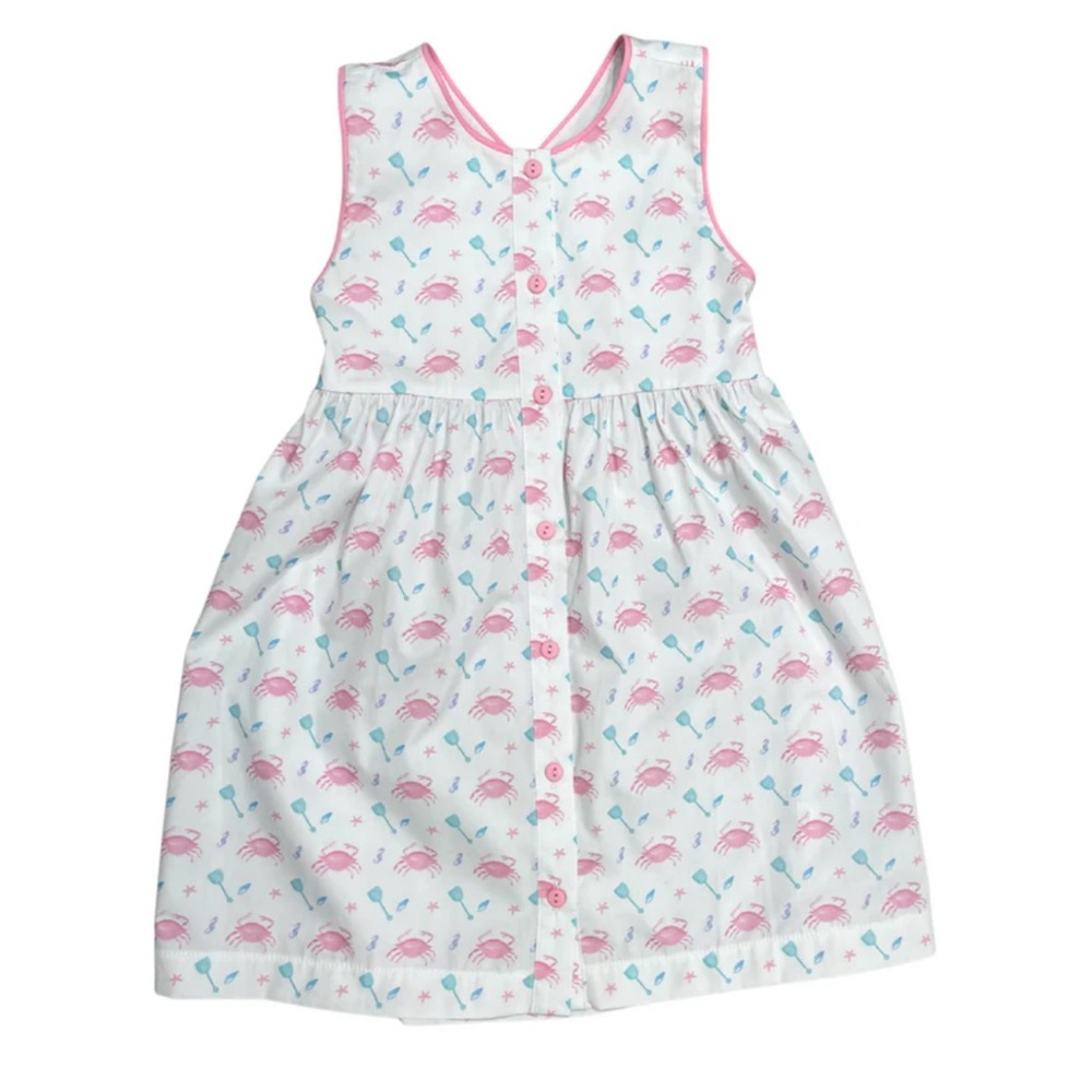 James and Lottie Sammy Crab Print Dress